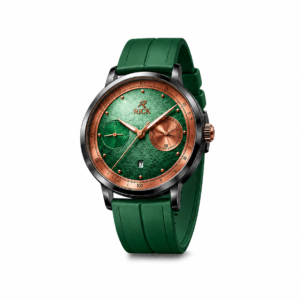 RICK Wild Edition Men's Green Quartz Watch | Premium Silicone Strap Watch