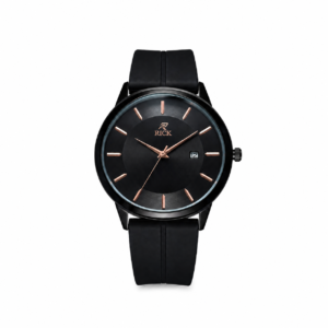 RICK Noir – Premium Black Analog Watch | Silicone Strap