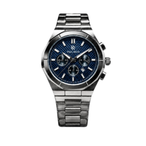 Rolex Style Gold & Grey Rubber Strap Watch