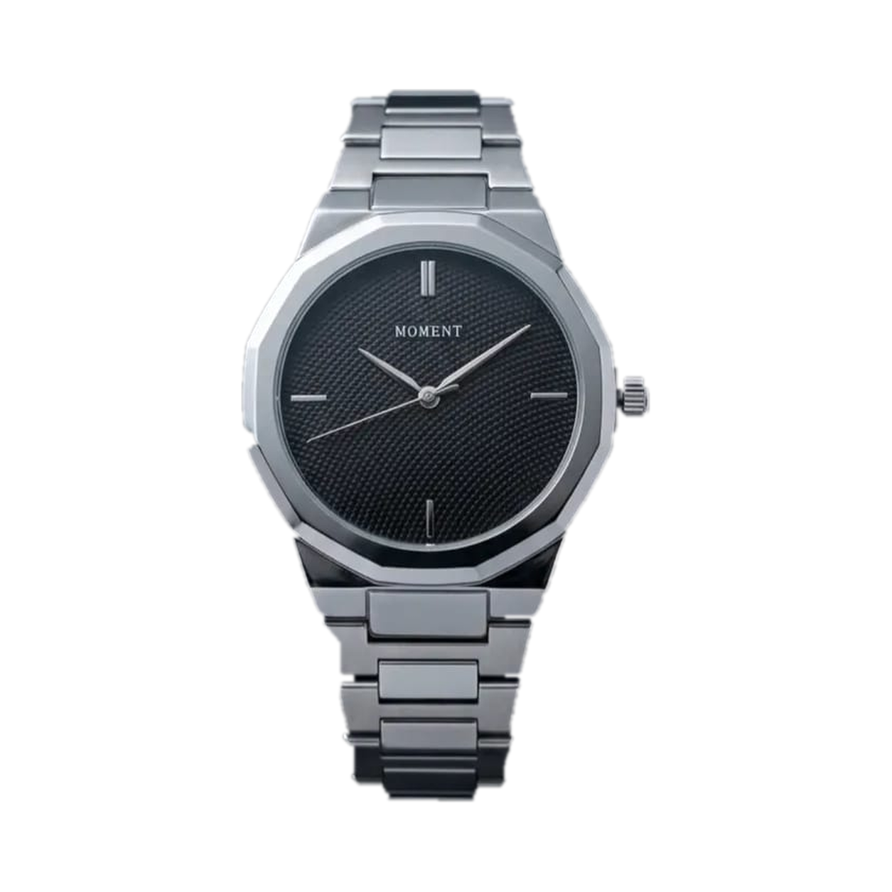 Moment Minimalist Octagonal Dial Gunmetal Watch